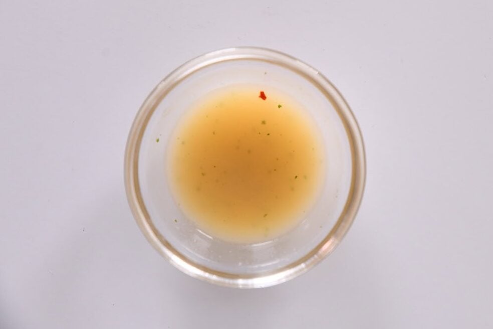 broth in clear ramekin