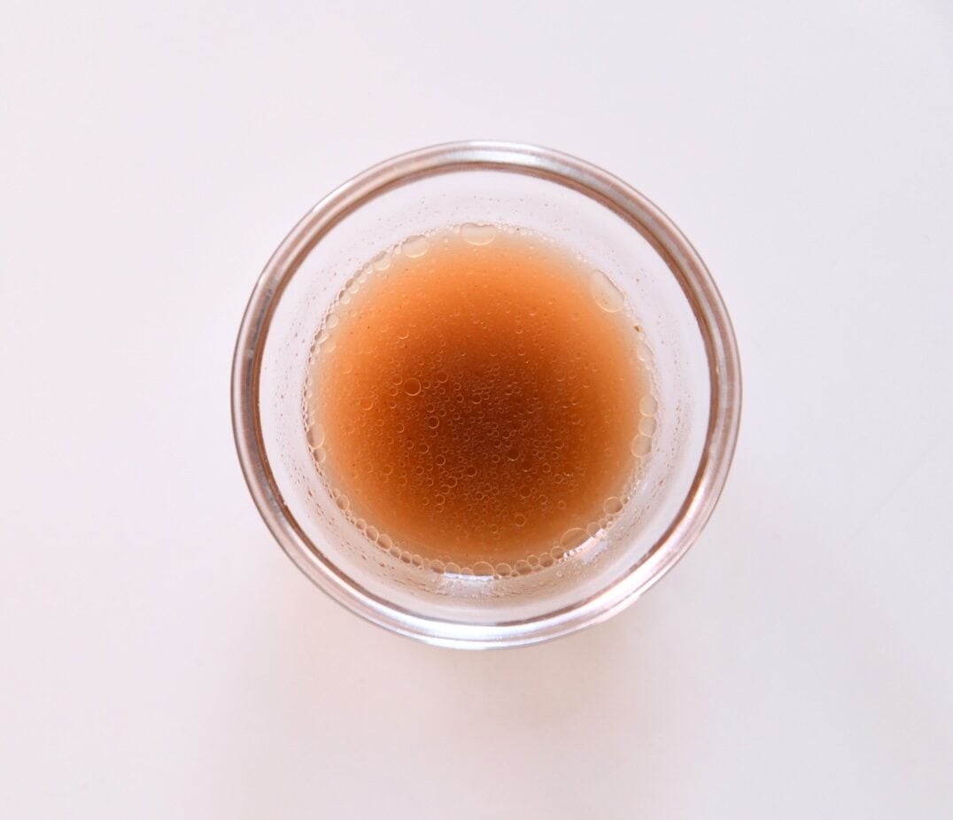 broth in clear ramekin