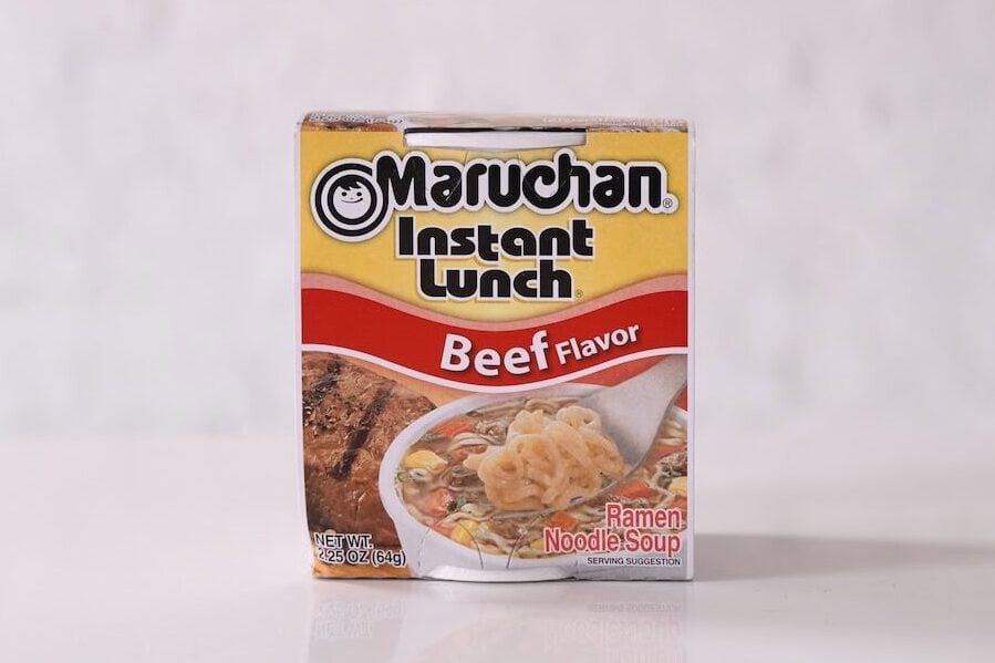 Maruchan Instant Lunch Beef Ramen Noodles in package