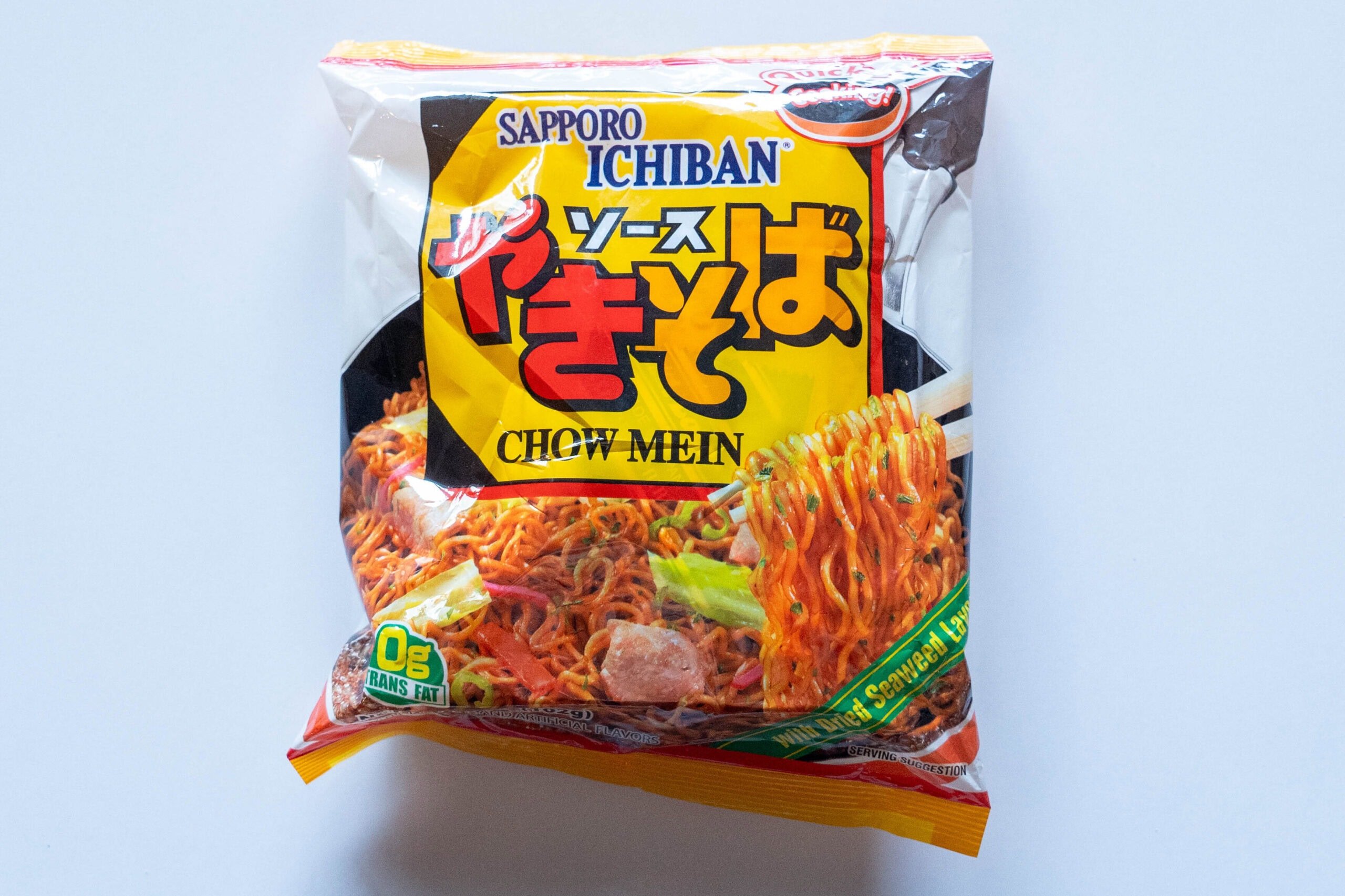 Sapporo Ichiban Chow Mein in packaging