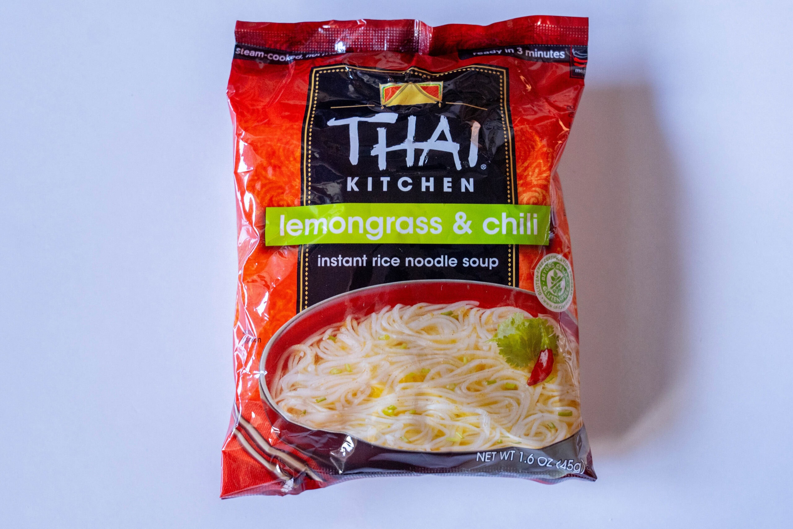 Thai Kitchen Lemongrass & Chili Instant Rice Noodle Soup in packaging