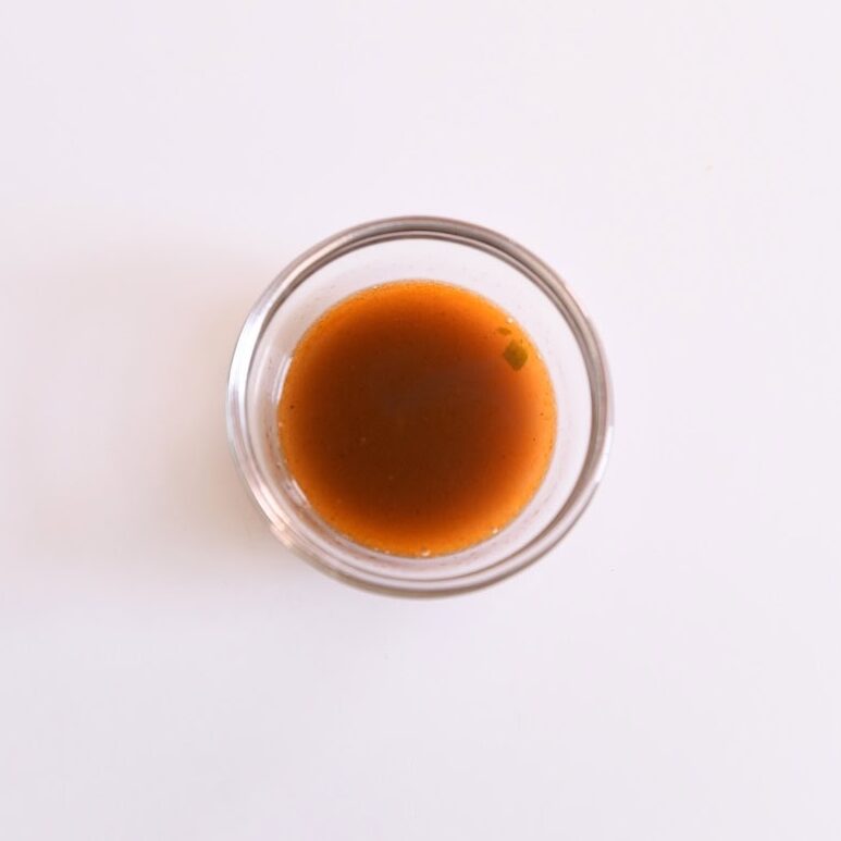 Broth in a ramekin