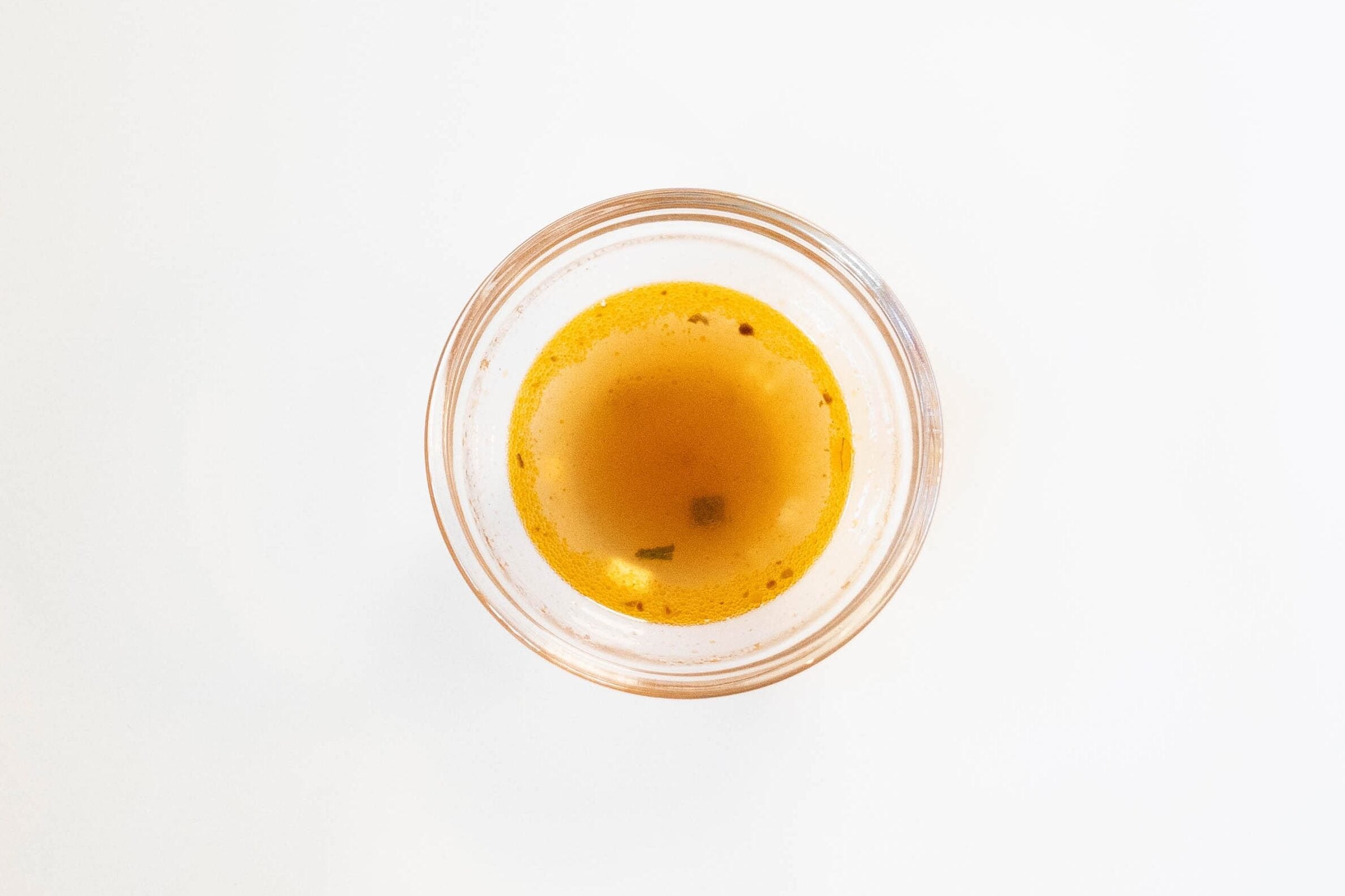 Broth in a ramekin