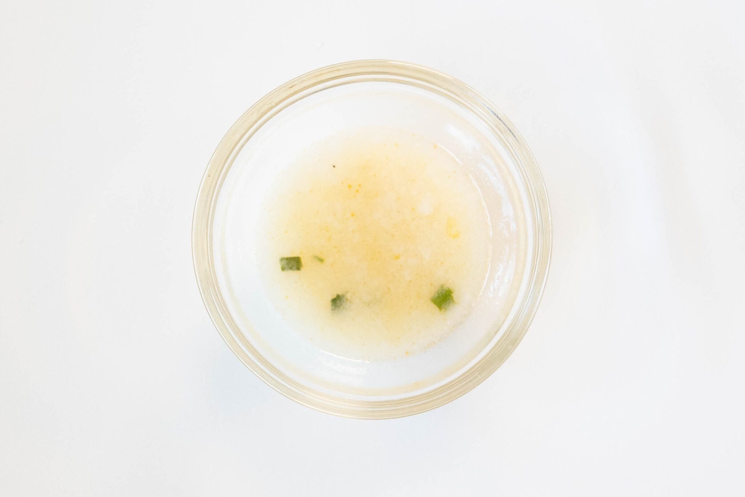 Broth in a ramekin