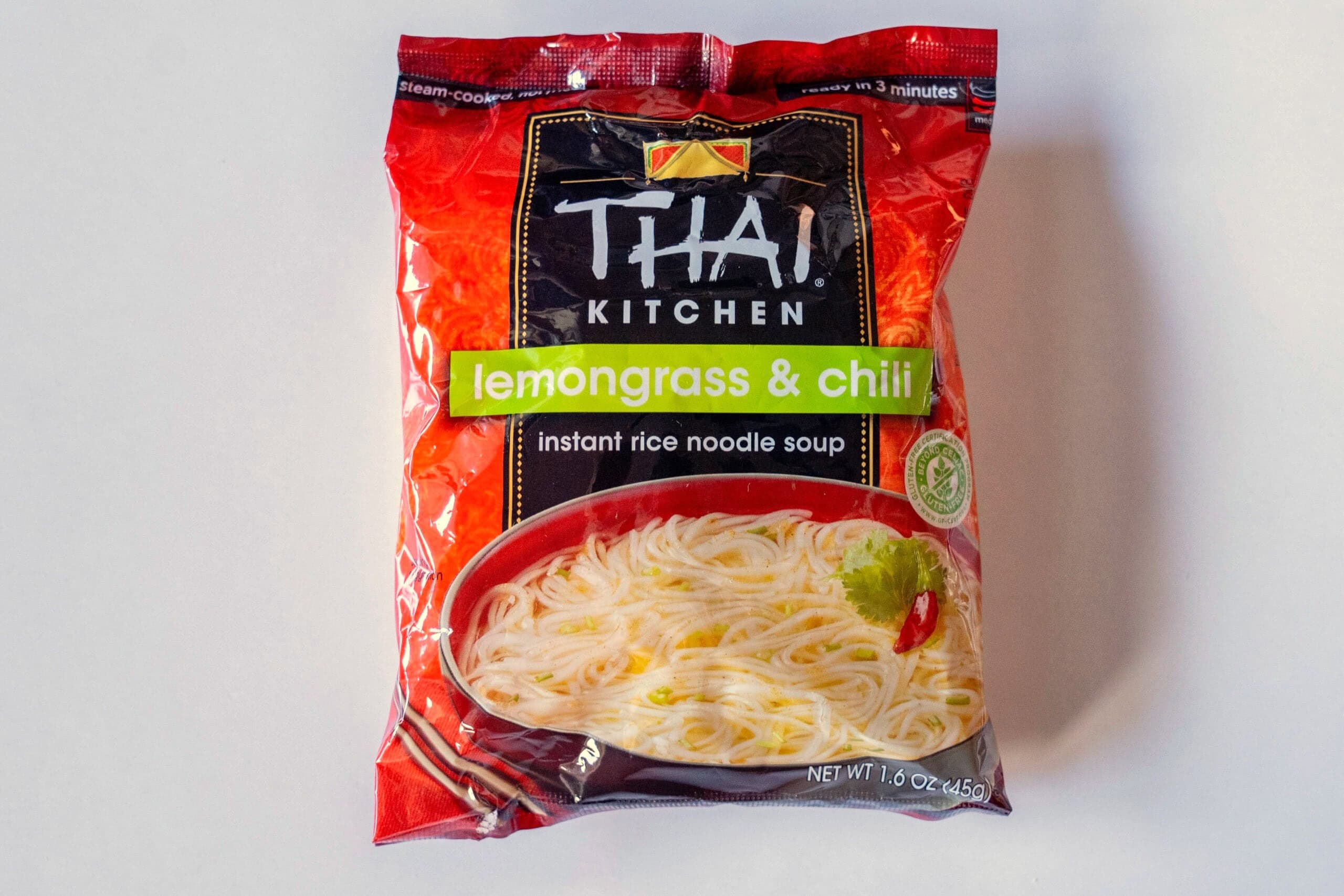 Thai Kitchen Lemongrass & Chili Instant Rice Noodle Soup in packaging